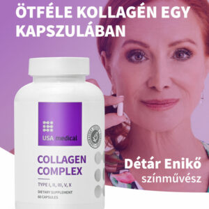 Kollagén komplex kapszula 5 féle kollagén peptiddel 60 db