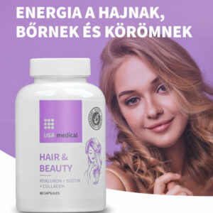 Hajvitamin kapszula hialuronnal, kollagénnel és biotinnal 60 db