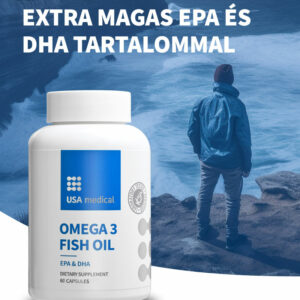 Omega 3 halolaj kapszula magas EPA & DHA tartalommal 60 db