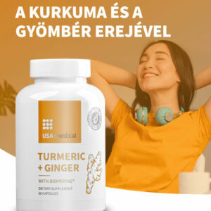 Kurkuma és gyömbér kapszula BioPerine®-nel 60 db