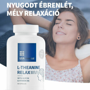 RELAX kapszula AlphaWave® L-theanine-nel és glicinnel 60 db