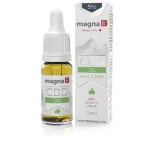 Magna G&T 5% CBD Olaj 500mg | 10ml | Oliva olajban
