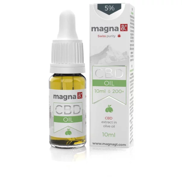 Magna G&T 5% CBD Olaj 500mg | 10ml | Oliva olajban