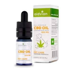 Aidvian CBD Olaj 2% – PET CARE 200 mg 10 mL